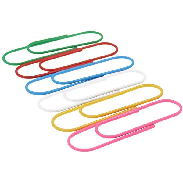 Super Large Paperclips Colored Jumbo