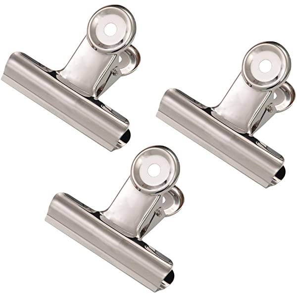 Large Metal Hinge Clips, 20 Pack