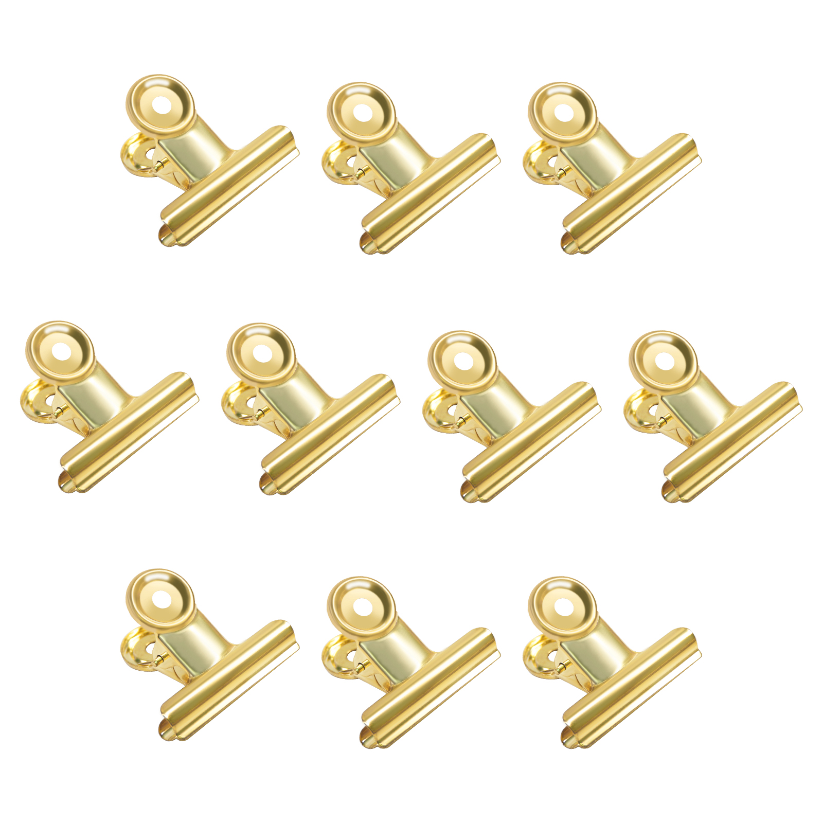 Gold Bull Binder Paper Clips, 10 Pack