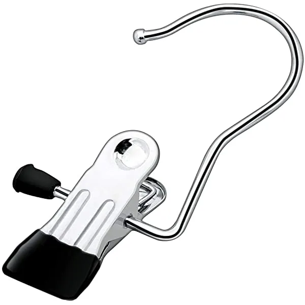 8 PCS Laundry Hanging Hooks Clips Boot Hangers Holder Heavy…